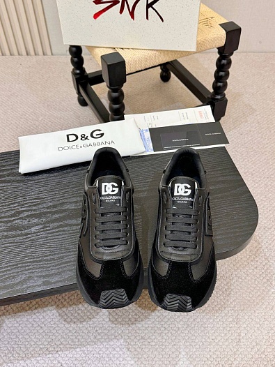 Мужские кроссовки Dolce & Gabbana Cushion - Black   