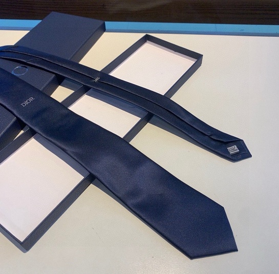 Галстук Dior logo-embroidered premium - Navy
