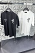 Белая оверсайз футболка Amiri x Wes Lang Checker Skull