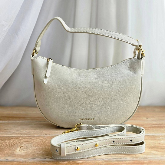 Женская сумка Coccinelle Priscilla 28x17 см - Beige