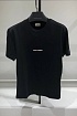 Мужская чёрная футболка Saint Laurent logo-print