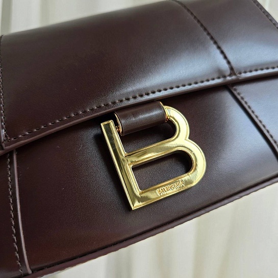 Кожаная сумка Balenciaga Hourglass 22x13 см