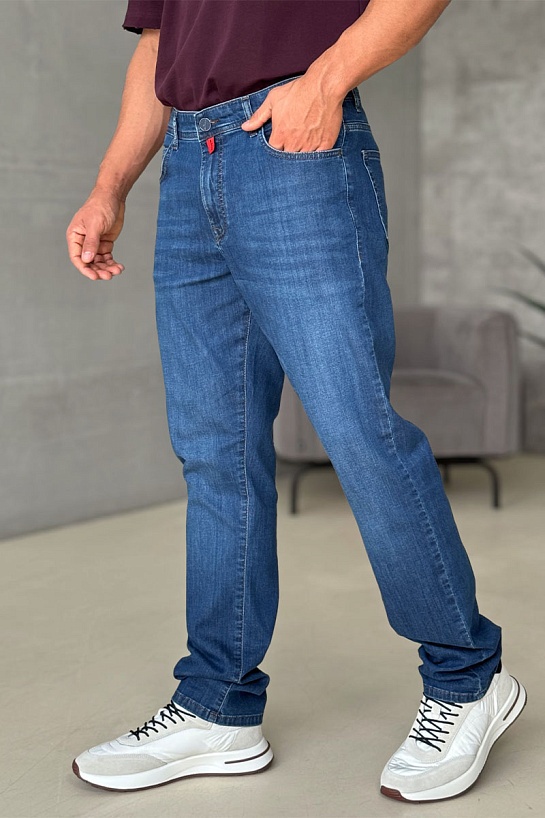 Мужские синие джинсы Kiton premium