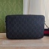 Мужская сумка Gucci на плечо с узором GG Supreme 22x14 см