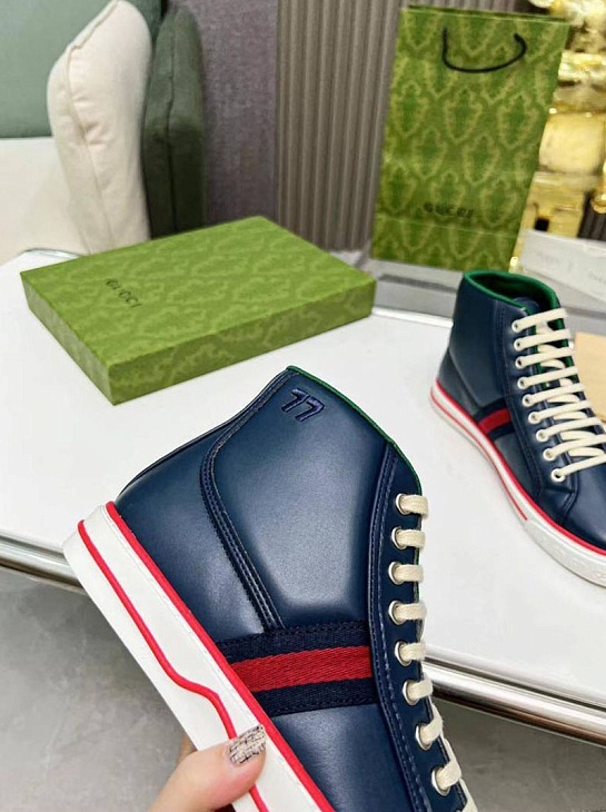 Мужские кроссовки Gucci Tennis 1977 high-top - Blue