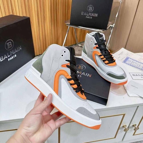 Кроссовки Balmain B-Skate High-Top - Grey