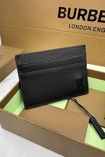 Кожаный кардхолдер Burberry Premium 10x7 см   