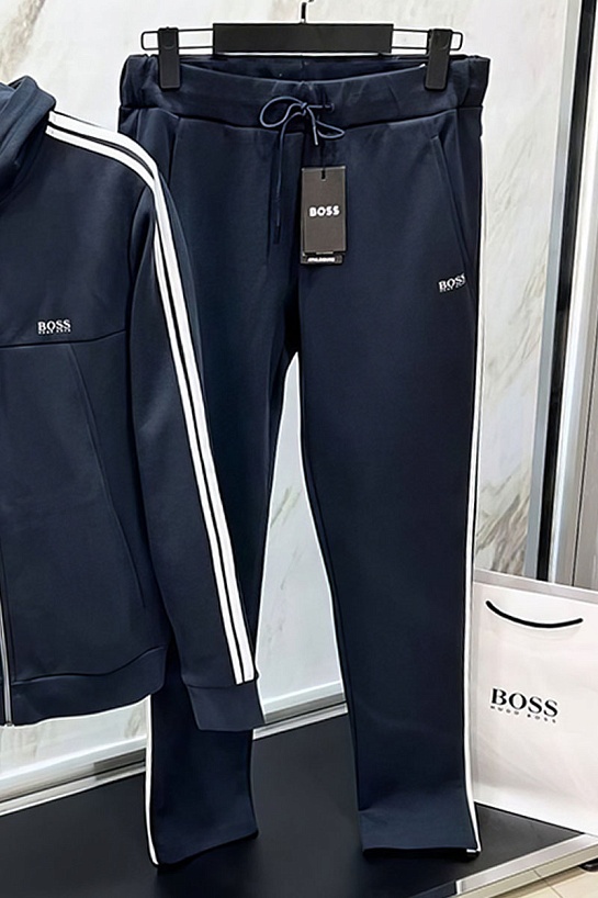 Тёмно-синие спортивные штаны Hugo Boss