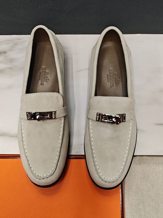 Женские замшевые лоферы Hermes