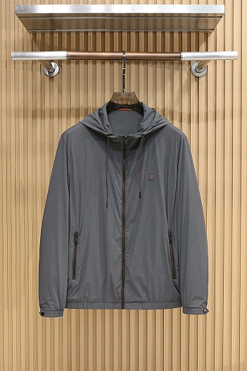 Ветровка серого цвета Zegna premium   