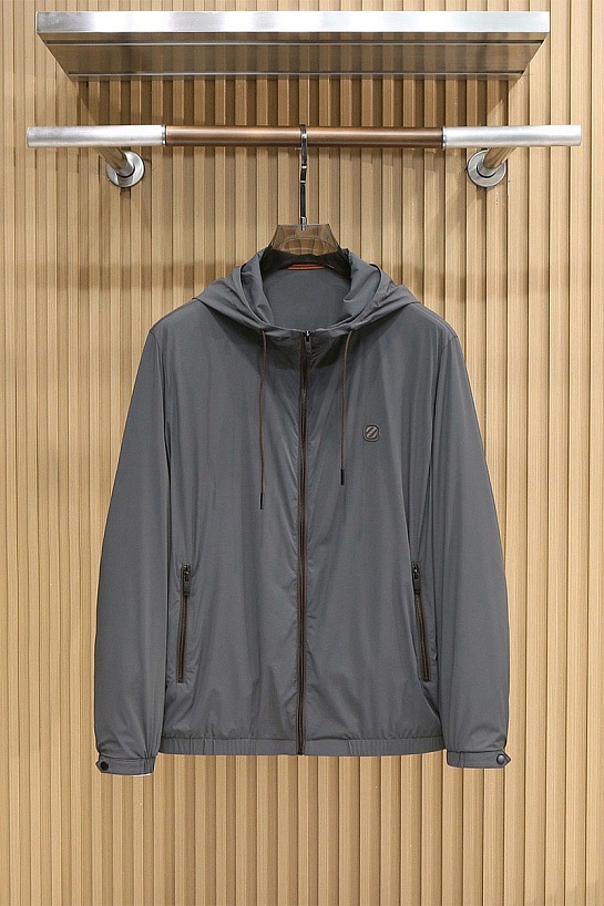 Ветровка серого цвета Zegna premium