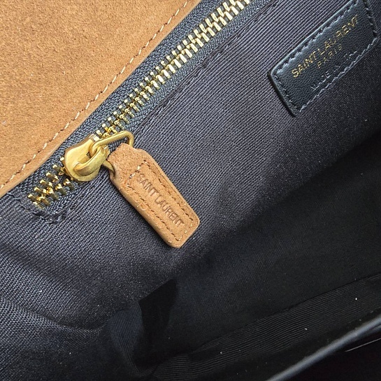 Замшевая сумка Yves Saint Laurent 28x19 см