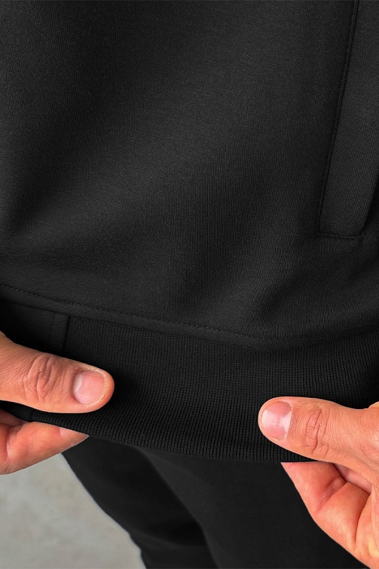 Кофта на молнии Armani Exchange logo-embroidered - Black