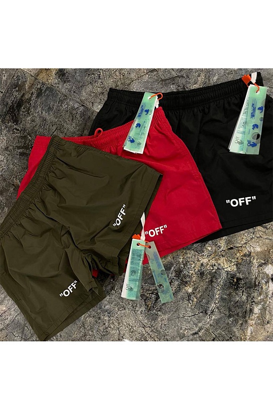 Мужские чёрные шорты Off-White