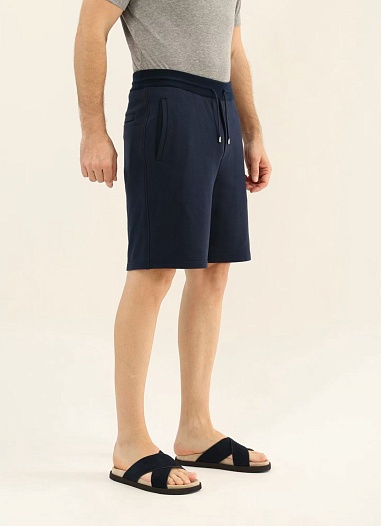 Мужские тёмно-синие шорты Loro Piana premium   