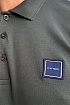 Классическое мужское поло Tommy Hilfiger зелёного цвета