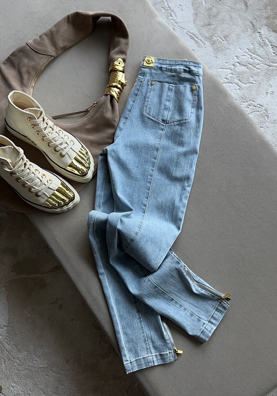 Женские синие джинсы Schiaparelli