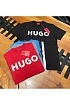 Мужская футболка Hugo Boss красного цвета