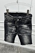 Джинсовые шорты Dsquared2 чёрного цвета