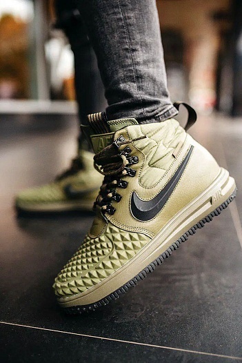 Кроссовки Nike Lunar Force 1 Duckboot '17 - Olive   