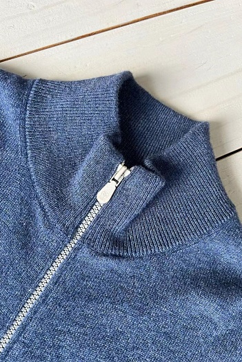 Кашемировый свитер Brunello Cucinelli Premium - Blue   