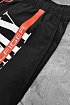 Мужские чёрные шорты Tommy Hilfiger logo-print