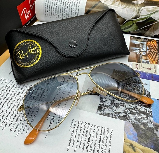 Солнцезащитные очки Ray-Ban Aviator Large Metal - Matte Frame