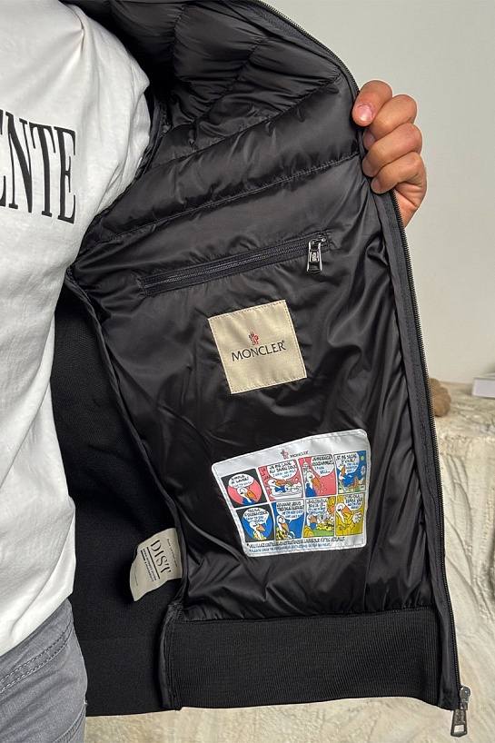 Куртка с вязаными рукавами Moncler