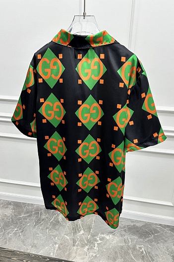 Мужская рубашка Gucci GG monogram all-over   