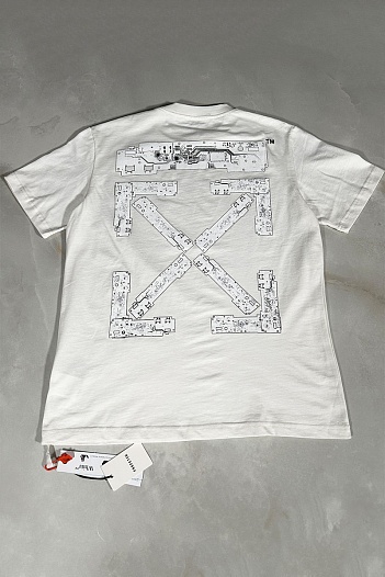 Белая футболка Off-White teenage engineering   