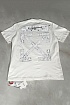 Белая футболка Off-White teenage engineering