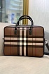 Кожаный портфель Burberry Premium 38x28x9 см