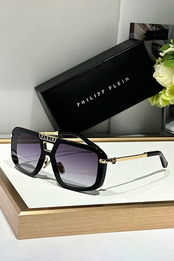 Солнцезащитные очки Philipp Plein Hexagon - Blue / Black   