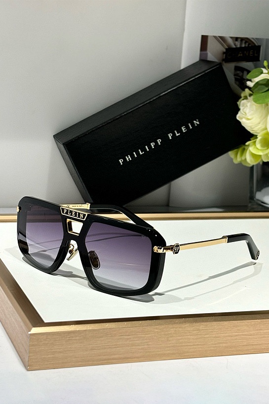 Солнцезащитные очки Philipp Plein Hexagon - Blue / Black