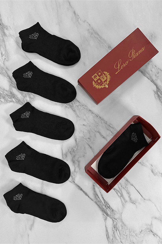 Комплект носков Loro Piana grey logo