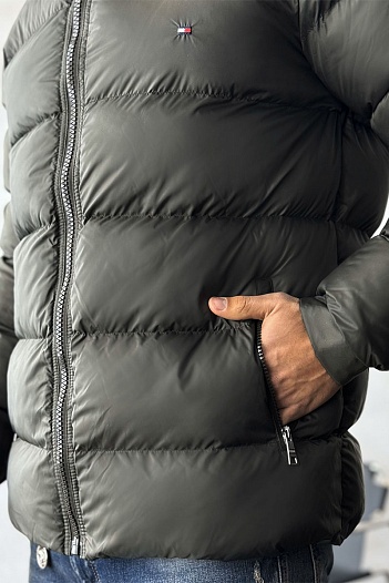 Мужская зелёная куртка Tommy Hilfiger   