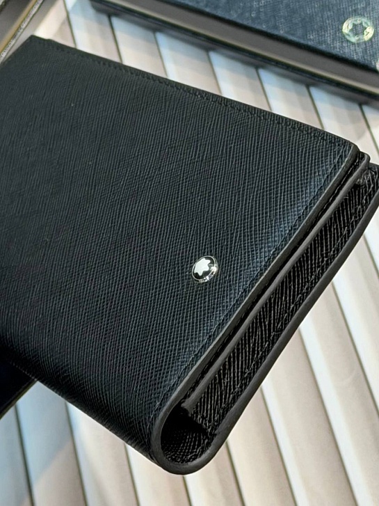 Кожаный бумажник Montblanc Sartorial premium 17.5x9x2 см