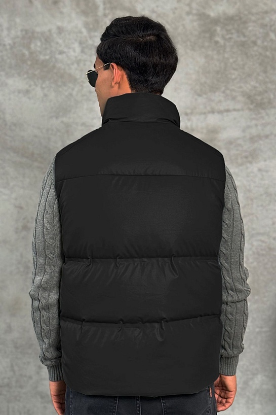 Мужской жилет Prada logo-plaque - Black