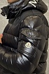 Мужская черная куртка Moncler Gombei