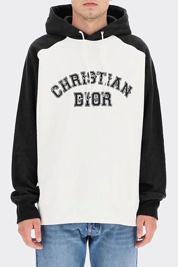 Мужское худи Dior x Kenny Scharf Crossover colorblock   