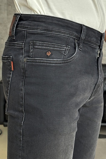 Мужские джинсы Loro Piana чёрного цвета   