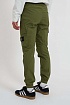 Мужские зелёные джоггеры с патчем Stone Island