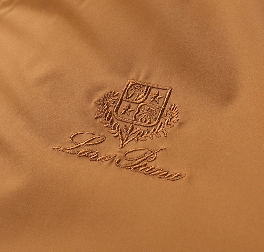 Мужская коричневая ветровка Loro Piana   