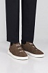 Замшевые кроссовки Ermenegildo Zegna Triple Stitch low-top - Brown