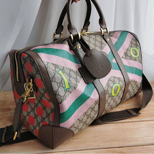 Кожаная сумка Gucci 100 Duffle Bag 45x28 см (3 расцветки)   