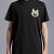 Мужская чёрная футболка Moncler monogram