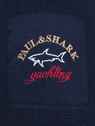 Мужской тёмно-синий джемпер Paul & Shark   