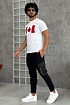 Футболка белого цвета Dsquared2 Flag of Canada