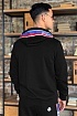 Чёрный спортивный костюм Moncler striped logo