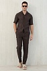 Льняные брюки Brunello Cucinelli Premium - Brown